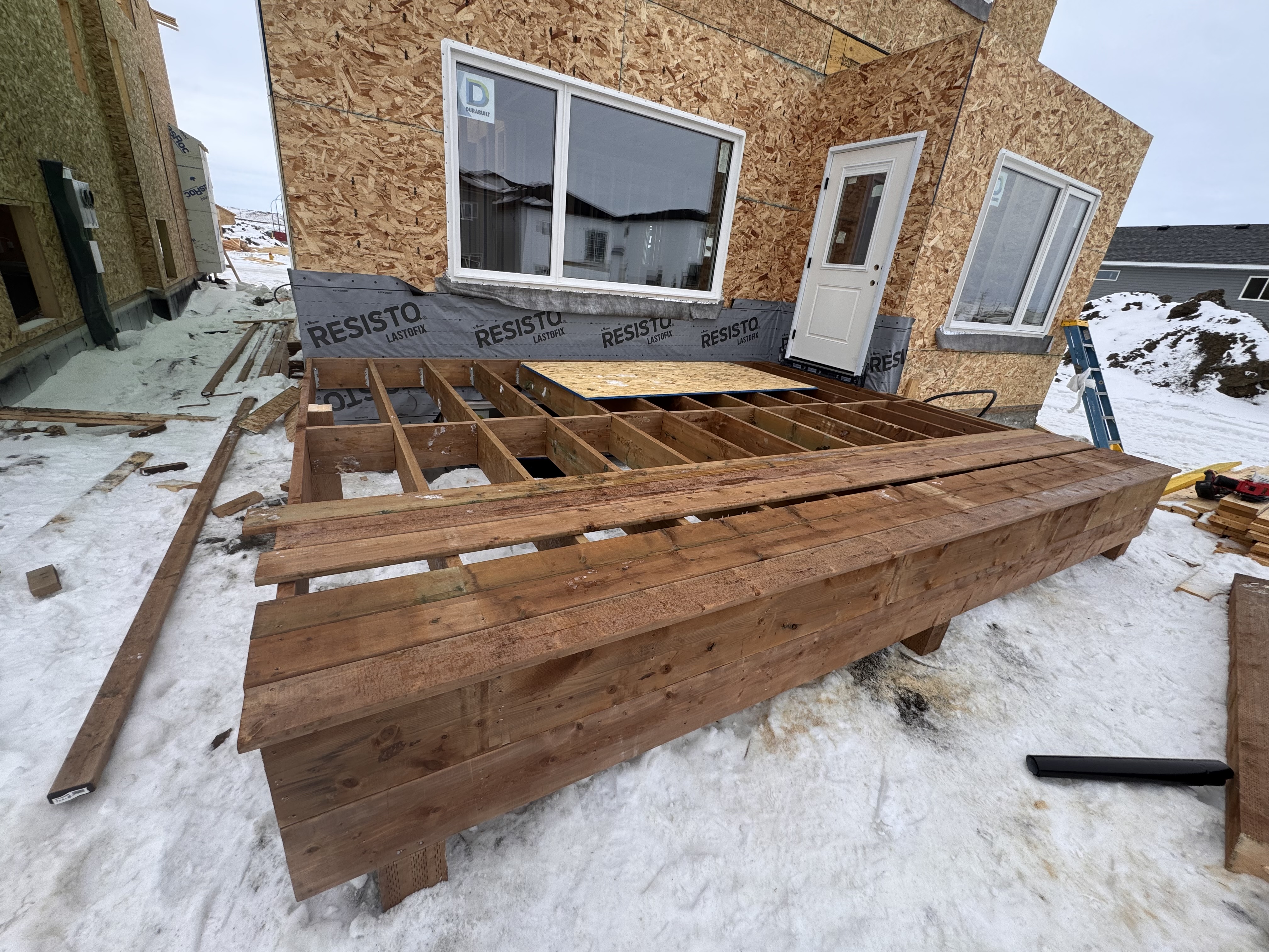 House framing project in Saskatoon